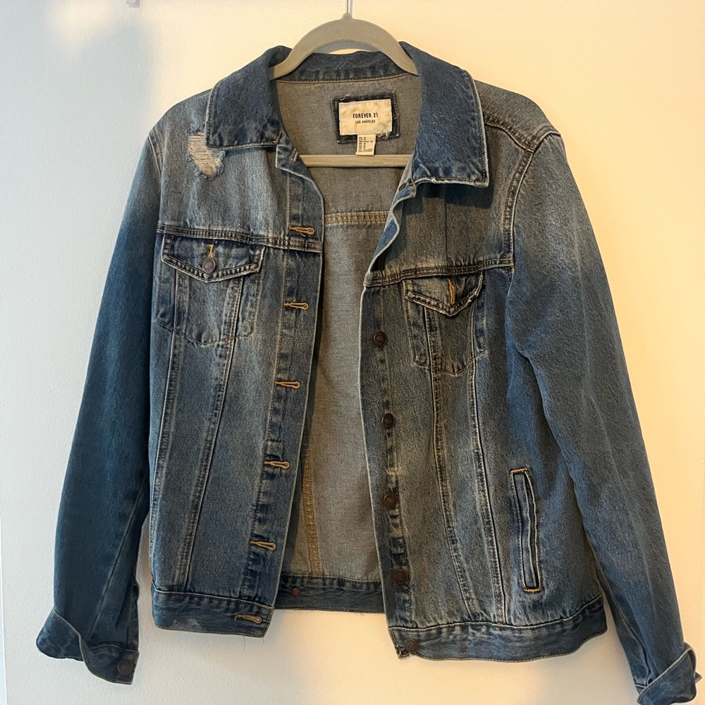 Forever 21 Blue Denim Jacket